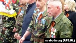 Былыя воіны-аўганцы з георгіеўскімі стужкамі