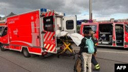 Линейки на мястото на инцидента