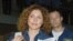 US/Iran - Anousheh Ansari, an Iranian-born American businesswoman and space tourist who is due to blast off on a Russian Soyuz rocket and American astronaut Michael Lopez-Alegria during training in Moscow region in Russia,23Aug2006