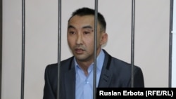 Азаматтық белсенді Болатбек Біләлов. Астана, 13 қаңтар 2016 жыл.
