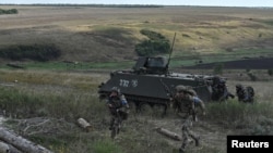 Момент бою під Бахмутом. Російсько-українська війна, 7 вересня 2023 року