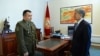 Райимберди Дуйшенбиев на встрече с президентом Алмазбеком Атамбаевым.