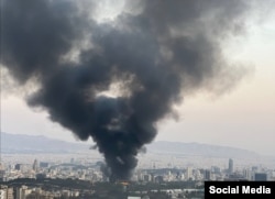 Пожар в здании иранской государственной телекомпании IRIB в Тегеране, 16 июня 2025 года
