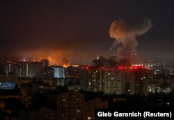 Пожежі і вибухи у Києві під час російської повітряної атаки в ніч на 10 липня 2025 року