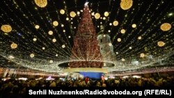 Ялинка на Софійській площі в Києві