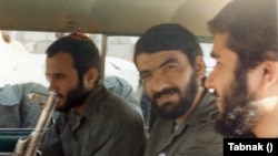 علی شمخانی، محسن رضایی و غلامعلی رشید در سال ۱۳۶۰ در لباس سپاه پاسداران