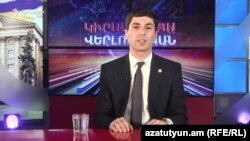 Губернатор Араратской области Гарик Саргсян в студии «Азатутюн ТВ», Ереван, 27 января 2019 г.