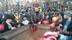 Шахтарі перекрили вулицю Хрещатик