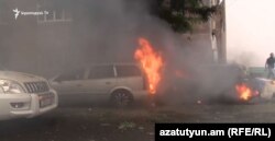 Наслідки обстрілу міста Степанакерт, Нагірний Карабах, 4 жовтня 2020 року