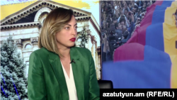Вице-спикер Национального собрания, депутат правящей фракции «Мой шаг» Лена Назарян, Ереван, 16 июня 2019 г.