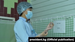 Бишкектеги вакцина борбору. 