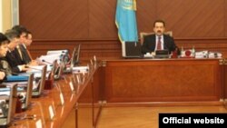 Заседание правительства Казахстана.  