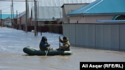 Көктемгі тасқын. Ақтөбе, 16 сәуір 2017 жыл.