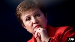 Управляващият директор на МВФ Кристалина Георгиева. Снимката е архивна