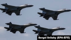 جنگنده های سوخوی ۳۵ روسیه (عکس از آرشیو)