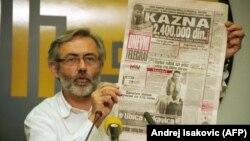 Journalist Slavko Curuvija was shot dead in front of his home in 1999. 