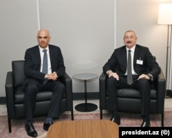 Prezident İlham Əliyevin BMT-nin Nyu-Yorkdakı mənzil-qərargahında Avropa Şurasının baş katibi Alen Berse ilə görüşü.