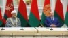 Хайсам бэн Тарэк Аль Саід і Аляксандар Лукашэнка ў Менску 6 кастрычніка 2025 году