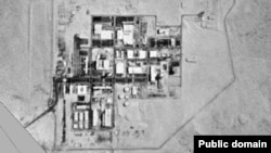 نمایی از مرکز تحقیقاتی «نِقِب» در جنوب اسرائیل که گفته می‌شود اسرائیل در آن اقدام به تولید سلاح هسته‌ای کرده است.