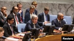 دبیرکل سازمان ملل متحد در نشست شورای امنیت