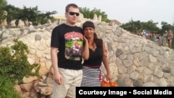 Юрий ва Фирӯза. Акс аз РЕН ТВ