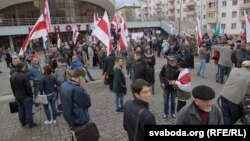 The Minsk march has been held every year since 1988 on April 26 to commemorate victims of the disaster in neighboring Ukraine. (file photo)
