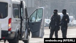 Беларускія сілавікі. Архіўнае фота