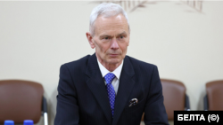 Эдуардас Вайткус падчас наведваньня Менску