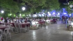 بازگشایی یک کافه ارمنی در شهر حلب پس از پایان خشونت ها