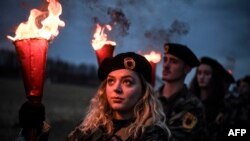 Смолоскипова хода в місті Преказ у Косові, архівне фото, 2017 рік