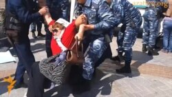 Задержание "ипотечников" в Астане