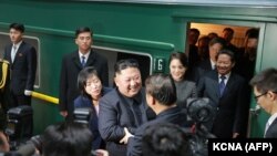 Հյուսիսային Կորեայի առաջնորդը գնացքով ժամանում է Չինաստան, հունվար, 2019թ․