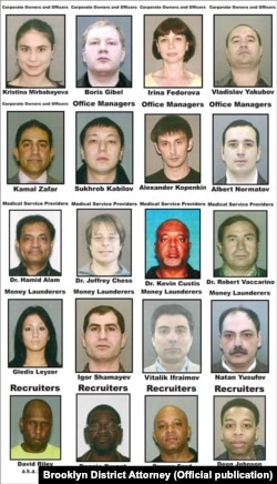 Прокуратура Бруклина обнародовала фотографии членов преступной группировки под руководством уроженки Самарканда Кристины Мирбабаевой.