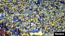 Иллюстрация: Украинские болельщики на матче Евро-2016