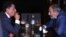 Armenia - Prime Minister Nikol Pashinian (R) and Vahram Baghdasarian of the Republican Party meet at a cafe in Yerevan, 1 October 2018.