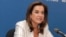Armenia -- Greek Foreign Minister Dora Bakoyannis holds a news conference in Yerevan on July 3, 2009.
