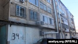 Многоэтажный жилой дом в Шымкенте. 6 декабря 2017 года.