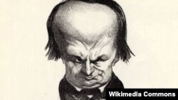 Карикатура на Виктора Гюго
художник Оноре Домье