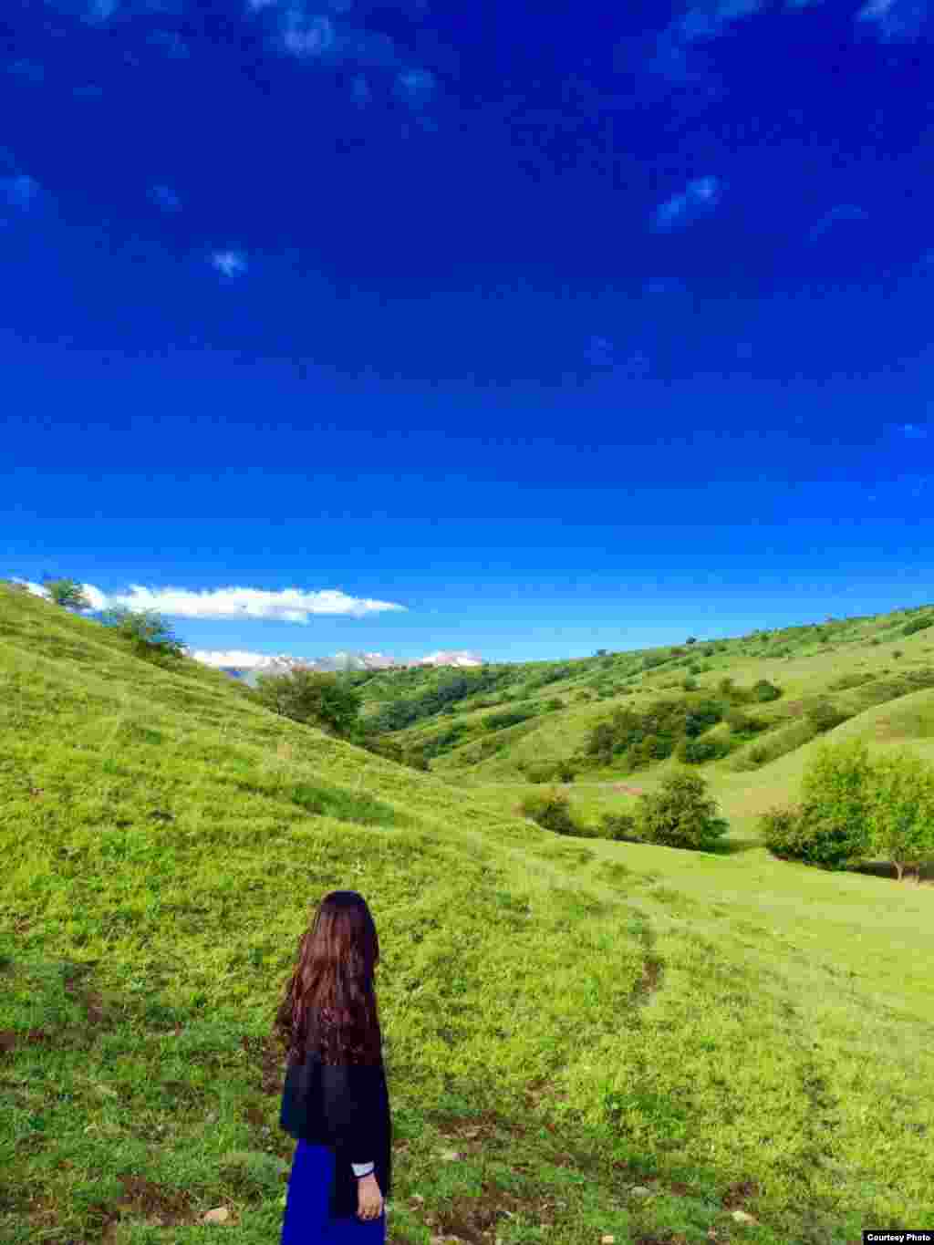 Нұрайлым Алпысбаева: Қасқа-су демалыс орны. Оңтүстік Қазақстан облысы. &nbsp;25 мамыр, 2015 жыл. &nbsp;