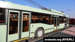 Менскі тралейбус, архіўнае фота