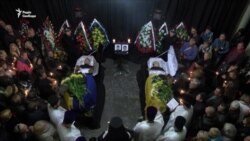 У Дніпрі попрощалися із загиблими поліцейськими (відео)