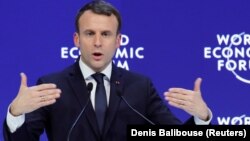 Президент Франции Эмманюэль Макрон (архивная фотография)