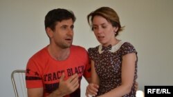 Андрей и Инна репетируют