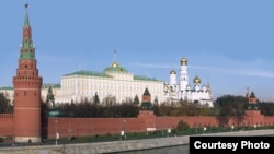 Russia -- A view of the Kremlin, Moscow.