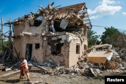 Житловий будинок, зруйнований ударом, 27 серпня 2023 року