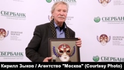 Актер Иван Краско на вручении театральной премии "Золотая маска" в Большом театре, Москва, 27 марта 2018 года