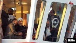 حسن روحانی برای بازدید از طرح‌هایی به چابهار در استان سیستان و بلوچستان رفته بود