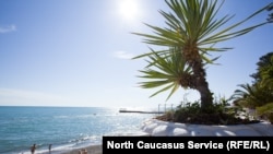 Пляж в Сочи 