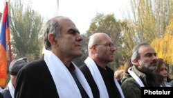 Члены партии «Сасна црер» начинают избирательную кампанию, Ереван, 26 ноября 2018 г.