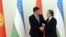Qirg‘iziston prezidenti So‘o‘ro‘nbay Jeenbekov va O‘zbekiston prezidenti Shavkat Mirziyoev